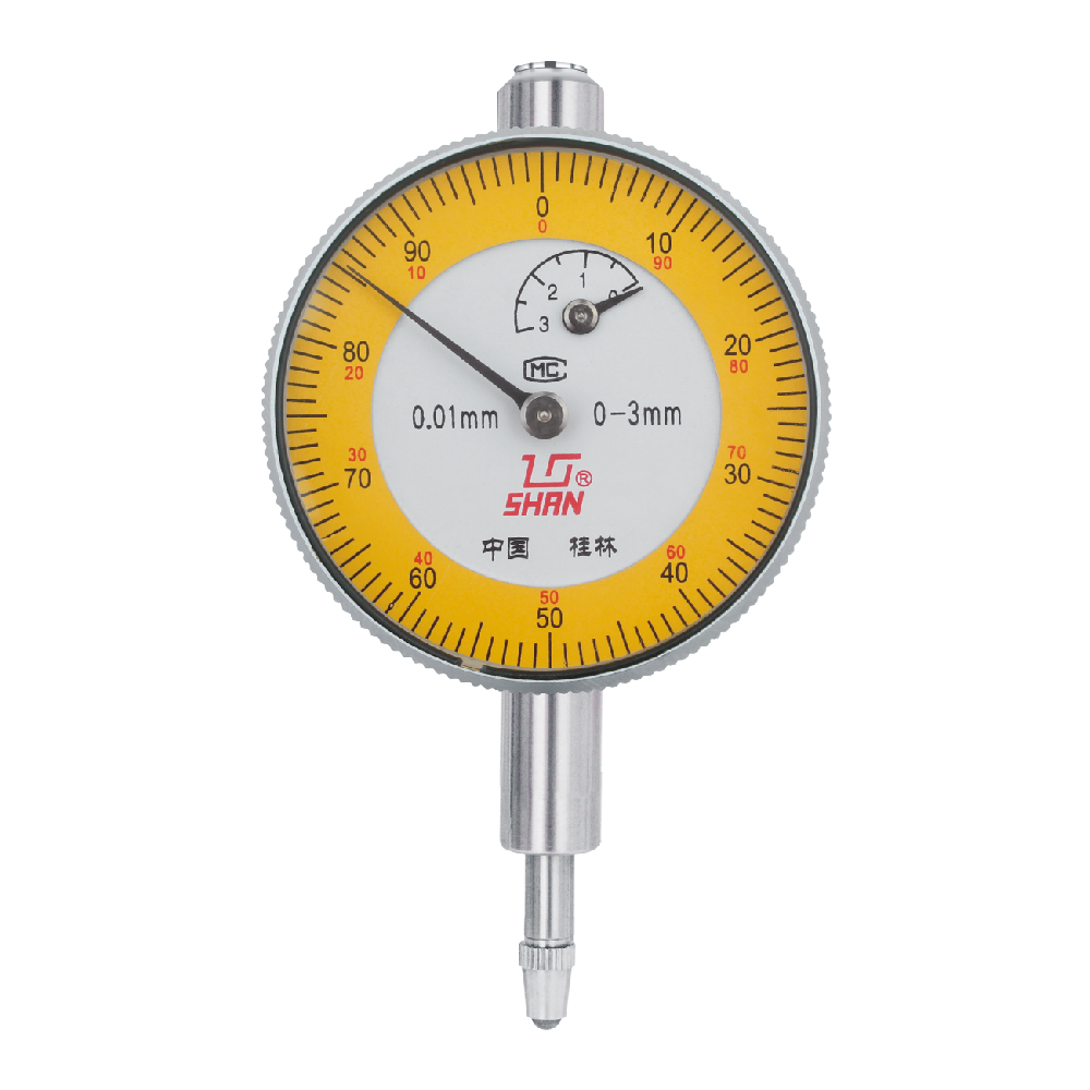 桂林桂量小型圆形普通百分表